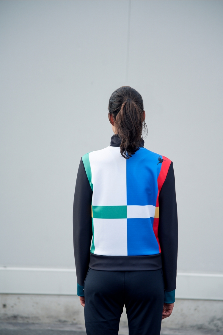 Blouson Mondrian vue dos